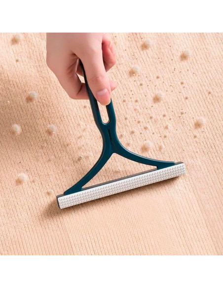 Set 2 Quitapelusas Manuales Cepillo Raspador Elimina Pelos de Mascotas Portátil