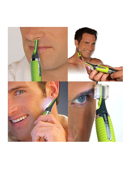 Afeitadora Microtouch Micro Max con LED, modelo verde
