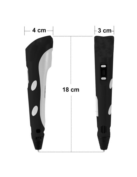 Art.453284 Bolígrafo impresión 3D compatible con filamentos PLA estereoscópico