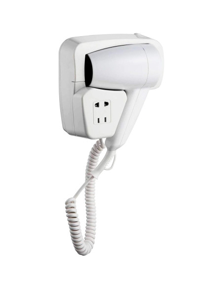 Secador de pared para Hotel B&B es totalmente profesional 1300W y 2 Velocidades