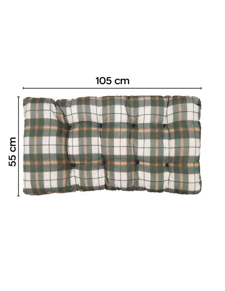 Recambio cojín acolchado de madera para Sillón Relajante MAS026 Patrón Escocés