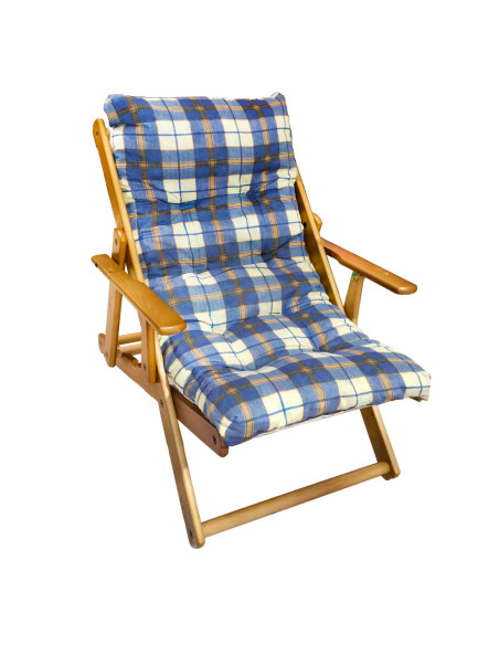 Recambio cojín acolchado de madera para Sillón Relajante MAS026 Patrón Escocés