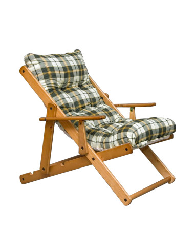 Recambio cojín acolchado de madera para Sillón...