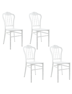 Set de 4 sillas Emilia de polipropileno, diseño para... 2