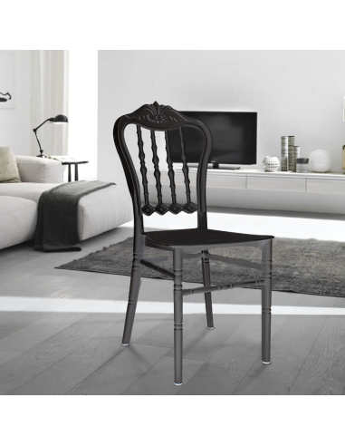 Set de 4 sillas Emilia de polipropileno, diseño...