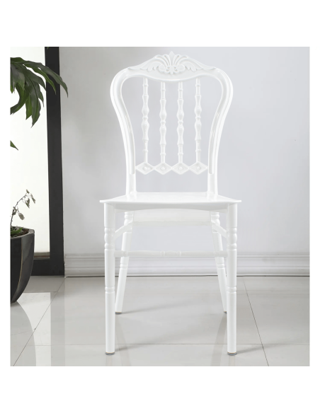 Set 6 Sillas Emilia Blancas o Negras PP Vintage Catering y Eventos