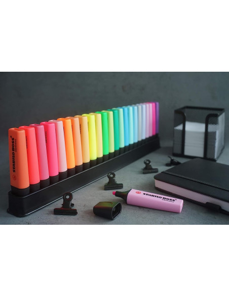Marcadores STABILO BOSS Original Set 23 Colores Surtidos Edición 50 Aniversario