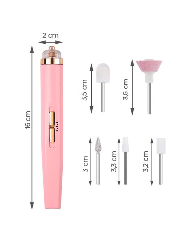 Mini torno de Uñas Eléctrico Portátil...