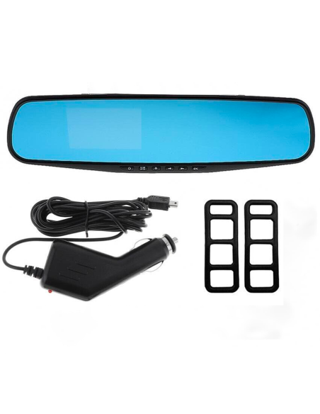 Espejo retrovisor con cámara y pantalla LCD de 4.3" DVR Video Full HD 1080P