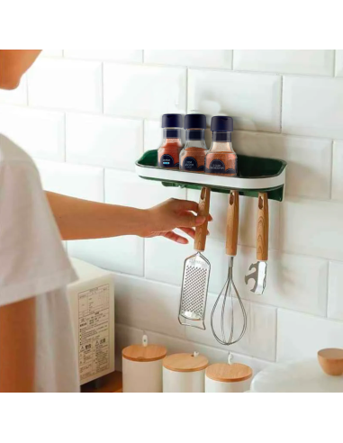 Estante adhesivo de pared almacenamiento...