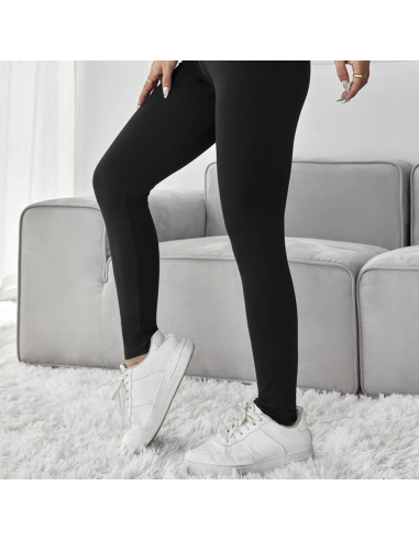 Leggings de cintura alta para mujer en tela...