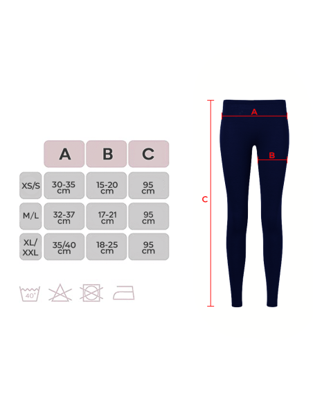 Set 3 Leggings Deportivos para Mujer en Negro, Azul y Marrón en Tela Elástica