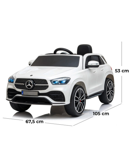 LT920 Coche eléctrico niños Mercedes GLE 450 12V con control remoto MP3 Luz LED