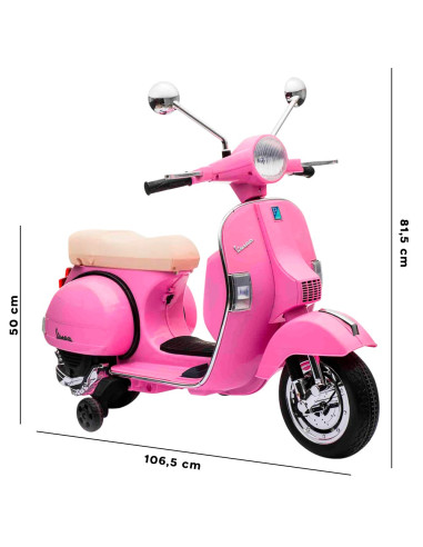 LT887 Moto eléctrica PIAGGIO para niños VESPA...