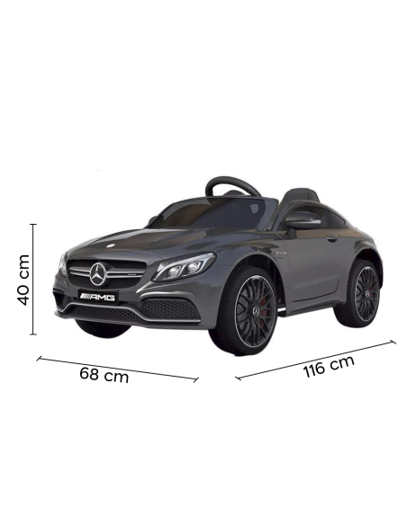 Coche Eléctrico para Niños Mercedes C63 LT925 Pintado Control Remoto y Luces LED