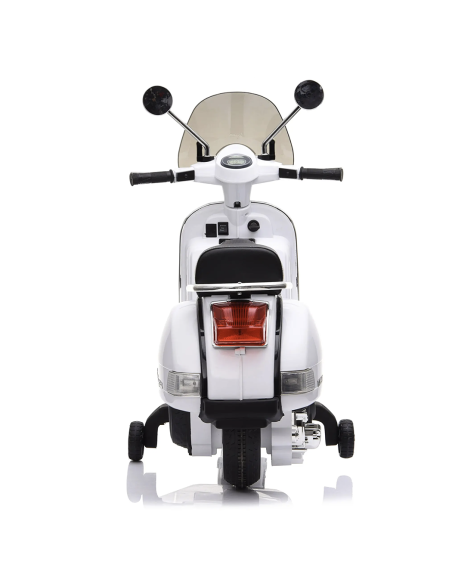 Piaggio Vespa PX 150 Full eléctrica 12V para niños con baúl y pantalla MP3