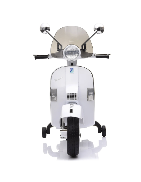 Piaggio Vespa PX 150 Full eléctrica 12V para niños con baúl y pantalla MP3