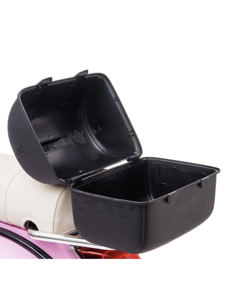 Piaggio Vespa PX 150 Full eléctrica 12V para niños con baúl y pantalla MP3
