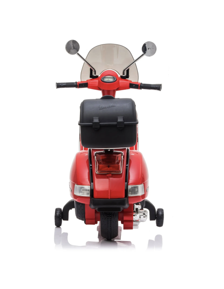 Piaggio Vespa PX 150 Full eléctrica 12V para niños con baúl y pantalla MP3