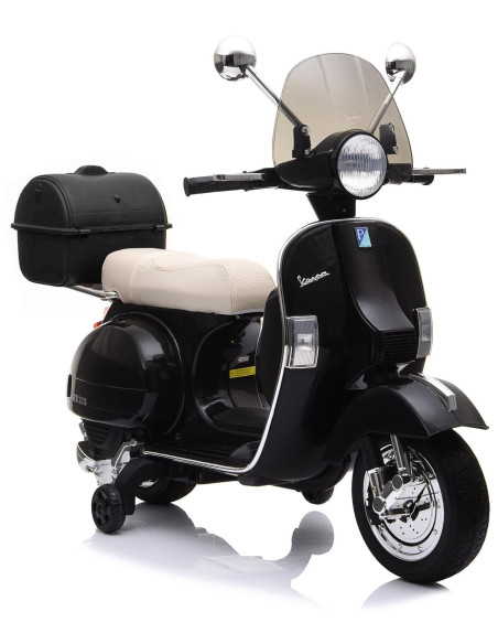 Piaggio Vespa PX 150 Full eléctrica 12V para niños con baúl y pantalla MP3