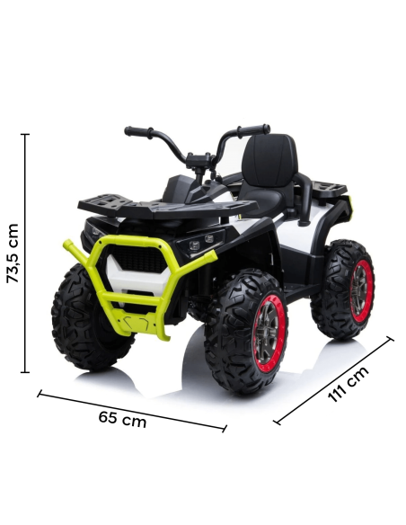 LT898 Quad eléctrico ATV 2.0 para niños con MP3 y 4 amortiguadores