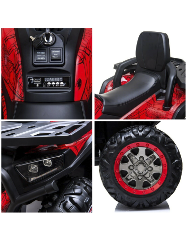 LT898 Quad eléctrico ATV 2.0 para niños con MP3...