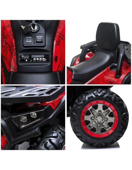 LT898 Quad eléctrico ATV 2.0 para niños con MP3 y 4 amortiguadores