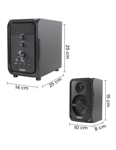 Altavoces para ordenador 2.1 con subwoofer 1000W Q-YX107T... 2