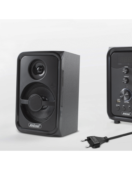 Altavoces para ordenador 2.1 con subwoofer 1000W Q-YX107T Conexión Bluetooth