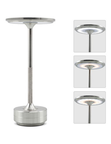 Lámpara de Mesa 5W Recargable Control Táctil...