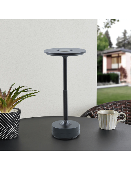 Lámpara de Mesa 5W Recargable Control Táctil LED Regulable Diseño de Aluminio