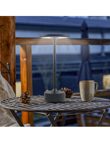 Lámpara de Mesa 5W Recargable Control Táctil...