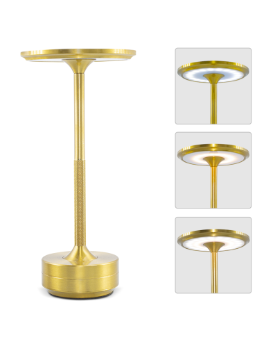 Lámpara de Mesa 5W Recargable Control Táctil...