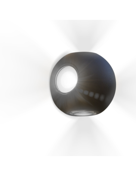 Aplique de Pared Lámpara LED Redonda 12W Ángulo de Luz 120° 6500K Luz Fría