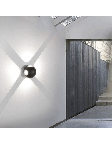 Aplique de Pared Lámpara LED Redonda 12W Ángulo...