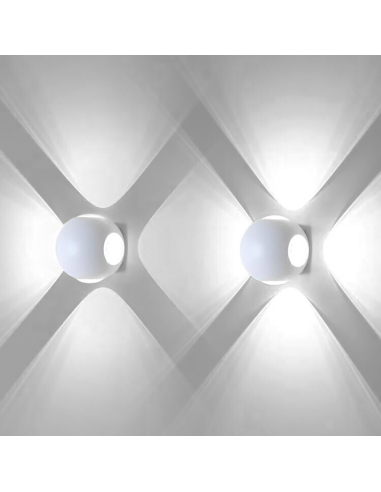 Aplique de Pared Lámpara LED Redonda 12W Ángulo...