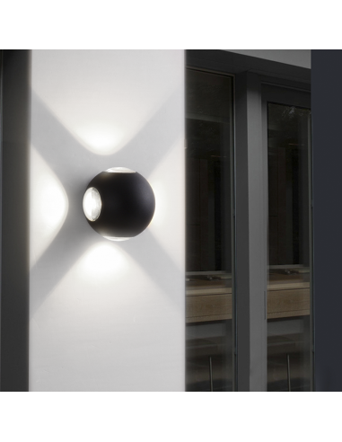 Aplique de Pared Lámpara LED Redonda 12W Ángulo...