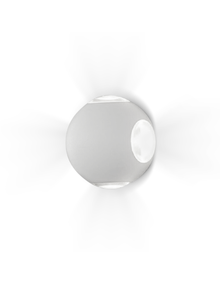 Aplique de Pared Lámpara LED Redonda 12W Ángulo de Luz 120° 6500K Luz Fría