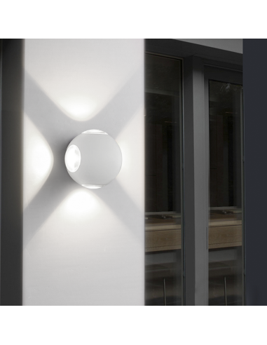 Aplique de Pared Lámpara LED Redonda 12W Ángulo...