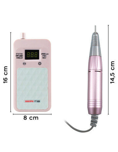 Mini fresa de uñas profesional 35000 RPM...