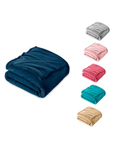 Manta lisa para cama matrimonial Barcellona 210x240 Manta...