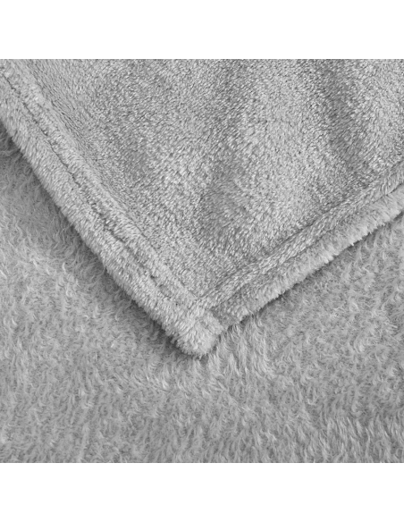 Manta lisa para cama matrimonial Barcellona 210x240 Manta de felpa muy suave