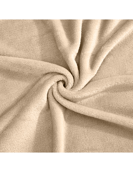 Manta lisa para cama matrimonial Barcellona 210x240 Manta de felpa muy suave