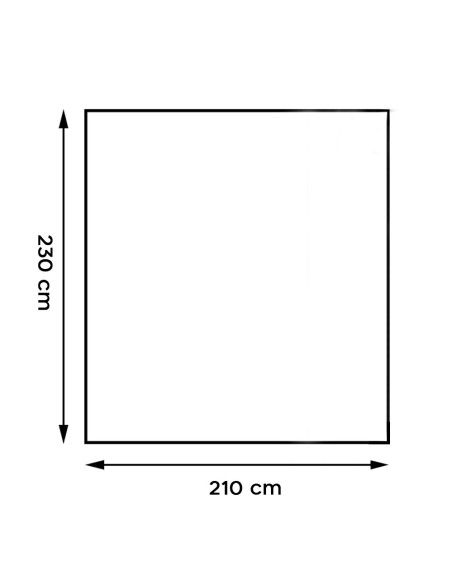 Manta lisa para cama matrimonial Barcellona 210x240 Manta de felpa muy suave