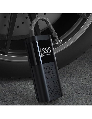 Mini compresor aire portátil y linterna...