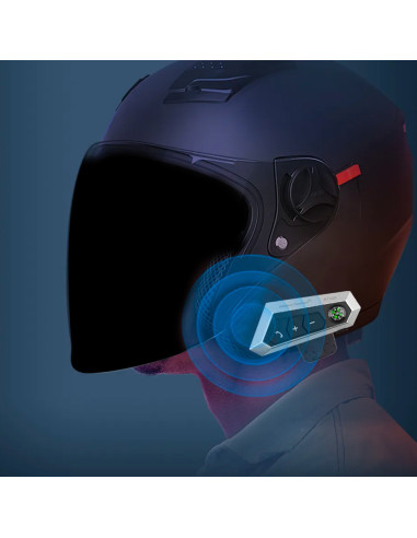 Kit llamada inalámbrica para casco de moto con...