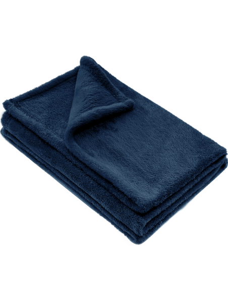Manta felpa color liso cama individual Barcellona 230x160cm manta de felpa suave