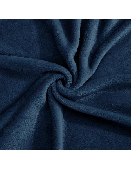 Manta felpa color liso cama individual Barcellona 230x160cm manta de felpa suave