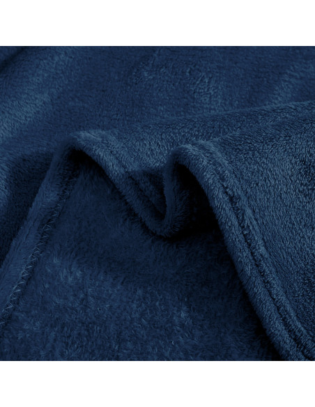 Manta felpa color liso cama individual Barcellona 230x160cm manta de felpa suave