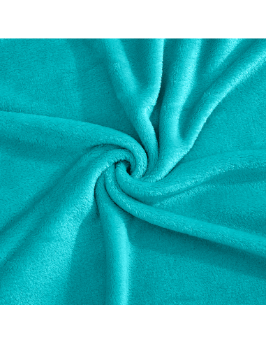 Manta felpa color liso cama individual...